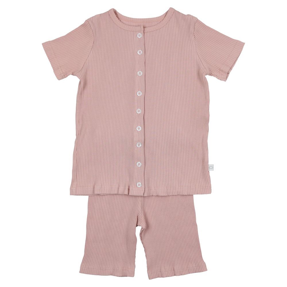 Pouf Baby's Ribbed Cardi Set